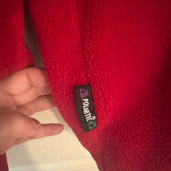 Eastern mountain sports women’s medium quarter zip fleece red - Picture 10 of 12